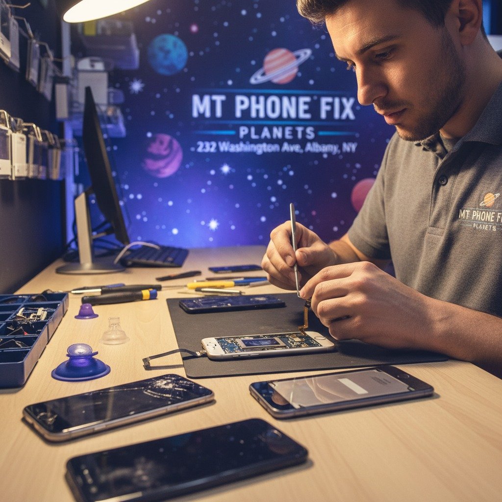 Looking for reliable phone repair services in Albany? We specialize in repairing iPhone, Samsung, Motorola, and LG devices. Our expert technicians can fix screen damage, replace batteries, repair charging ports, and replace back glass with precision and care. Trust us to restore your phone to perfect working condition quickly and affordably. Contact us today for fast and professional phone repairs in Albany!