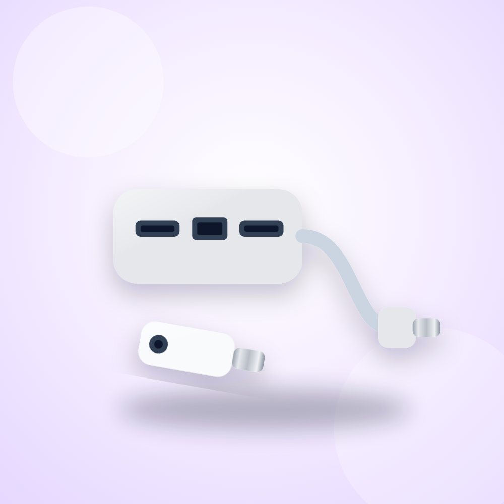 Adapters & hubs (illustration)
