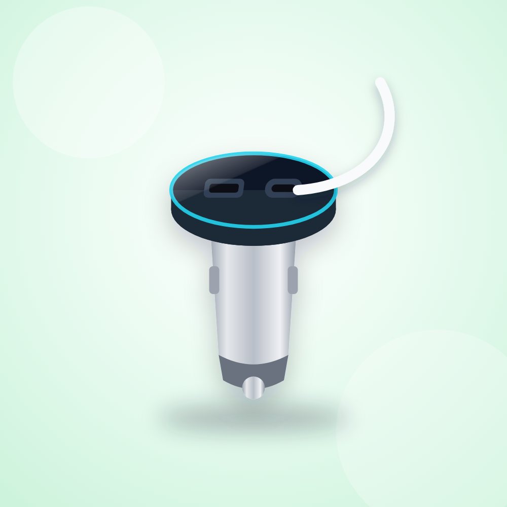 Car chargers (illustration)