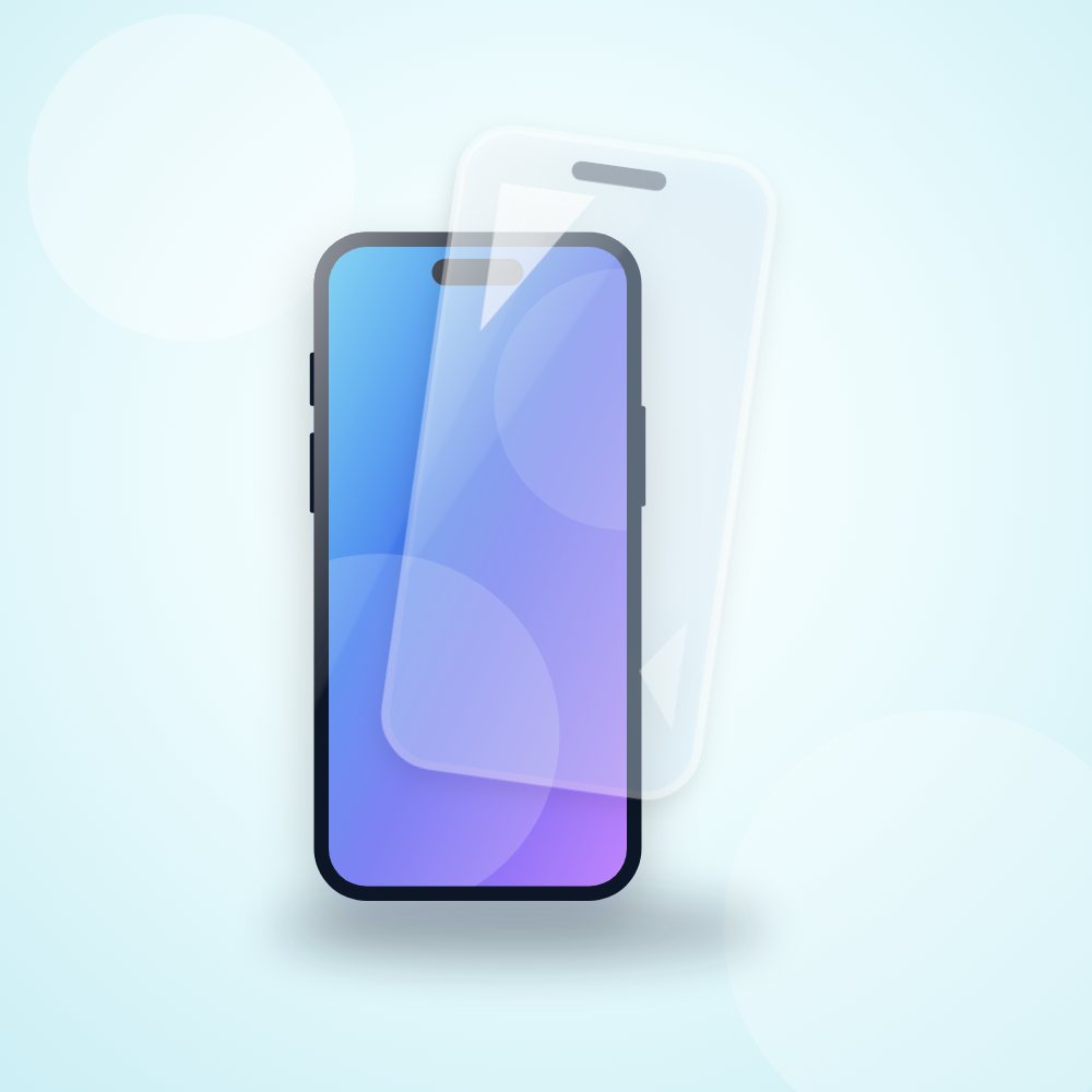Tempered glass (illustration)